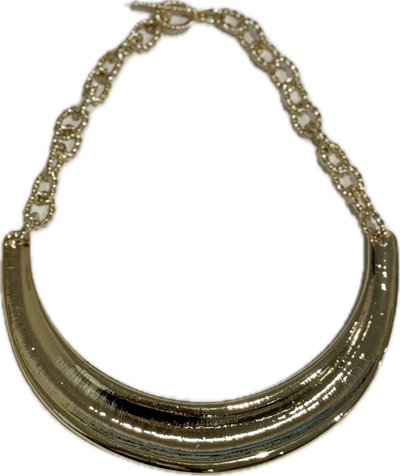 HM Crescent  Pendant Necklace