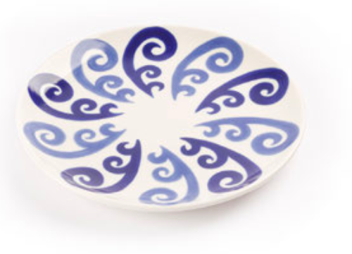 The Athena Peacock Dessert Plate (S/6)