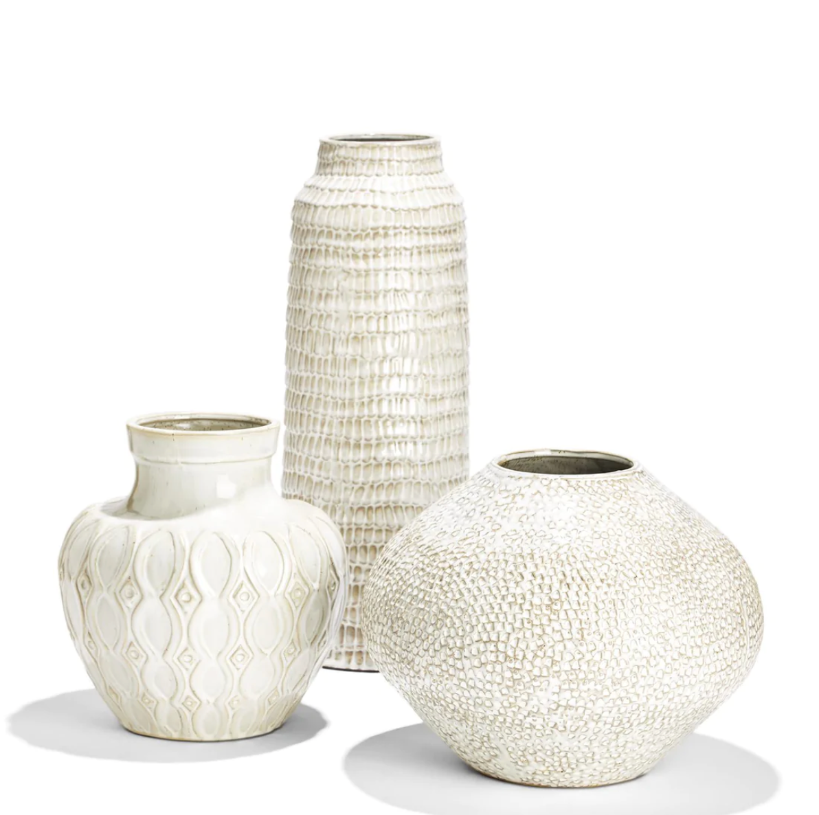 Beige Ceramic Vase