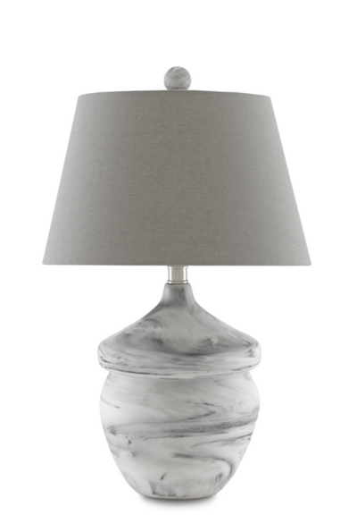 Farm House Lamp, Gray/White
