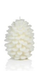 Siberian Fir Scented Pine Cone Candle (S/2)